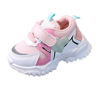 Generisch Zapatillas de deporte niños suela brillante niños niñas zapatillas deportivas casuales zapatos individuales zapatos de aprendizaje de verano al aire libre suaves transpirables zapatos