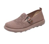 Generisch Zapatillas de deporte para mujer, zapatos de tela de verano, transpirables, ligeros, de un solo color, suela suave, antideslizantes, cómodos, informales, para exteriores, caminatas