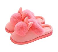 Generisch Zapatillas de estar por casa de cerdo para mujer, diseño de animales