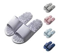 Generisch Zapatillas de estar por casa de masaje, zapatillas de verano ligeras, para senderismo, pantuflas lavables, impermeables, para masaje de pies, masajeador de pies, zapatos de playa, morado, 38