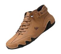 Generisch Zapatillas de estar por casa para hombre, 39-46, color negro, con suela de plataforma, zuecos, suaves, ligeros, transpirables, informales, cómodos, zapatos ortopédicos, marrón, 46 EU