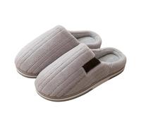Generisch Zapatillas de estar por casa para mujer, cálidas, pantuflas para hombre, otoño, unisex, para interior y exterior, zapatillas de casa de espuma viscoelástica, antideslizantes, para dormitorio