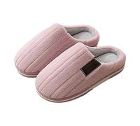 Generisch Zapatillas de estar por casa para mujer, cálidas, pantuflas para hombre, otoño, unisex, para interior y exterior, zapatillas de casa de espuma viscoelástica, antideslizantes, para dormitorio