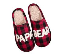 Generisch Zapatillas de estar por casa para mujer con comodidad acogedora para horas acogedoras en tu propia casa, cómodas zapatillas con diseño de invierno cálido, ajuste informal para parejas, rojo1