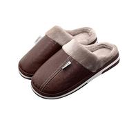 Generisch Zapatillas de estar por casa para mujer, de felpa, color gris, de fieltro, para invierno, muy suaves, para dormitorio, pareja de amor, suela suave, pantuflas de algodón, para el tiempo libre