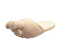 Generisch Zapatillas de estar por casa para mujer, hombre, invierno, parodia para adultos, zapatillas de invierno de felpa, divertidas, antideslizantes, zapatillas de cabaña, pantuflas planas