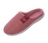 Generisch Zapatillas de estar por casa para mujer y hombre, con espuma viscoelástica, antideslizantes, cómodas, pantuflas para el hogar, planas, para el hogar, para interiores, cómodas, de tela
