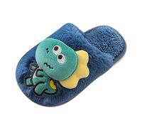 Generisch Zapatillas de estar por casa para mujeres/niños, zapatillas de dinosaurio para niños, espuma viscoelástica, cómodas zapatillas de estar por casa para niños, invierno, cálidas, zapatos de