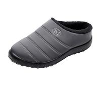 Generisch Zapatillas de estar por casa y fuera de casa para mujer, cómodas zapatillas de estar por casa y al aire libre, gris, 39 EU