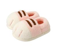 Generisch Zapatillas de gato Paw para mujer, cálidas, para interior y exterior, divertidas, cálidas y acogedoras, Rosa A, 42/43 EU