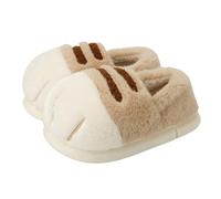 Generisch Zapatillas de gato Paw para mujer, cálidas, para interior y exterior, divertidas, cálidas y acogedoras, Marrón A., 42/43 EU