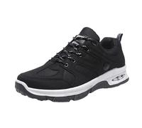 Generisch Zapatillas de hombre 2024 para hombre al aire libre montañismo slip casual zapatos deportivos, Negro , 45 EU Ancho