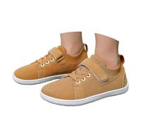 Generisch Zapatillas de interior para niños, zapatillas de deporte anchas, transpirables, ligeras, planas, para niños, para correr, tiempo libre, para correr en la calle, zapatillas de trail, marrón