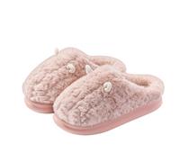 Generisch Zapatillas de invierno para mujer, cómodas, antideslizantes, cálidas, suaves, ligeras, de espuma viscoelástica, para interiores, No 5, 35/36 EU