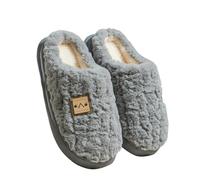 Generisch Zapatillas de invierno para mujer, cómodas, antideslizantes, cálidas, suaves, ligeras, de espuma viscoelástica, para interiores, No 10, 39/40 EU