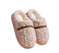 Generisch Zapatillas de invierno para mujer, cómodas, antideslizantes, cálidas, suaves, ligeras, de espuma viscoelástica, para interiores, No 3, 35/36 EU