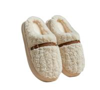 Generisch Zapatillas de invierno para mujer, cómodas, antideslizantes, cálidas, suaves, ligeras, de espuma viscoelástica, para interiores, No 1, 39/40 EU