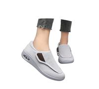 Generisch Zapatillas de malla ligeras y transpirables con acolchado para caminar cómodamente en el día a día. Plantilla acolchada con suela suave., gris, 40 EU 3X-Estrecho