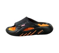Generisch Zapatillas de masaje para mujer con pie de masaje ondulado, zapatillas elásticas de EVA antideslizantes, sandalias cómodas para el hogar, la piscina y el ocio de verano, naranja, 40 EU