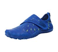 Generisch Zapatillas de moda para niña para exteriores, playa, natación, correr, zapatos casuales con suela cómoda, azul, 36.5 EU