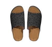 generisch Zapatillas de mujer para mujer, zapatos de playa, sandalias de tacón hueco, informales, sandalias de fondo, zapatos blancos, zapatos de trabajo para mujer, Negro , 39 EU