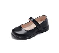 Generisch Zapatillas de niña para el día a día ocasiones especiales | Calzado elegante y cómodo para niñas de 3 a 16 años | Elegancia versátil para trajes formales casuales, Negro2, 30 EU