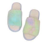 Generisch Zapatillas de ocio con estilos,Zapatillas de algodón para mujer Casual Luz Abierta Slippers,Pantuflas de felpa de invierno,Zapatos de sombreros ligeros y cómodos,Suelas suaves de algodón