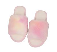 Generisch Zapatillas de ocio con estilos,Zapatillas de algodón para mujer Casual Luz Abierta Slippers,Pantuflas de felpa de invierno,Zapatos de sombreros ligeros y cómodos,Suelas suaves de algodón