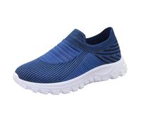 Generisch Zapatillas de ocio para mujer, zapatillas de deporte antideslizantes para mujer, silenciadas, negras, para el tiempo libre, cómodas, de espuma viscoelástica, de malla, transpirables, suaves
