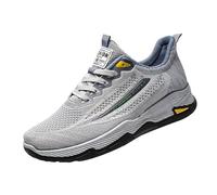 Generisch Zapatillas de otoño para hombre, color negro, 44 cordones, zapatillas de invierno, cálidas, para senderismo, absorción de impactos, resistentes al agua, suela suave, zapatillas deportivas