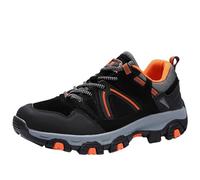 Generisch Zapatillas de senderismo para hombre, transpirables, color bloque, antideslizantes, cómodas, deportivas, para tiempo libre, trekking, transpirables, deportivas, escaladas, Negro , 41 EU
