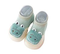 Generisch Zapatillas de verano para bebé con diseño de dinosaurios para niños pequeños, suela cómoda, transpirable, materiales de fácil cuidado, ideales para primeros pasos, verde, 22.5 EU