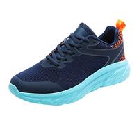 Generisch Zapatillas deportivas casuales de malla para hombre, zapatillas de deporte antideslizantes, zapatillas deportivas de verano de moda, zapatillas deportivas de color sólido, transpirables