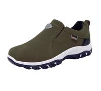 Generisch Zapatillas deportivas de ante para hombre, zapatos de senderismo para hombre, zapatos ergonómicos, antideslizantes, zapatillas suaves, de gran tamaño, para correr, fitness, tiempo libre