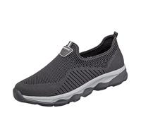 Generisch Zapatillas deportivas para hombre, con malla hueca, para correr, para el tiempo libre, para el tiempo libre, para el verano, ligeras, gris, 41 EU