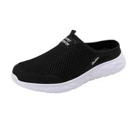 Generisch Zapatillas deportivas para hombre con material exterior de malla, transpirables, cómodas, suela plana, monocolor, diseño moderno para el día a día, Blanco, 41 EU
