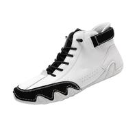 Generisch Zapatillas deportivas para hombre, de baloncesto, para senderismo, senderismo, deportes y exteriores, diseño deportivo, ortopédico, cordones, transpirables, Negro , 47 EU