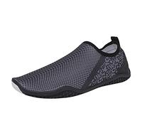 Generisch Zapatillas deportivas para hombre, de moda, con nuevo patrón, sencillo, de secado rápido, antideslizantes, ligeras, deslizantes, estilo par, zapatos de tracing, zapatos negros, zapatillas de