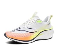 Generisch Zapatillas deportivas para hombre para el día a día, tiempo libre, con puntera ancha, tejido de malla transpirable, zapatillas ligeras con buen soporte para las manos, Orange2, 45 EU