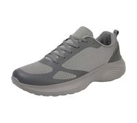 Generisch Zapatillas deportivas para hombre transpirables: zapatillas de correr con cordones con suela suave, zapatillas antideslizantes de entrenamiento, amortiguación, zapatos de fitness, clásicos