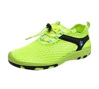 Generisch Zapatillas deportivas para hombre, transpirables, zapatos de verano con cordones, ligeras, zapatillas deportivas de un solo color, zapatos de caminar suaves, zapatos para exteriores