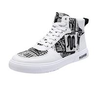 Generisch Zapatillas deportivas para hombre, zapatillas de deporte de alta calidad, planas, antideslizantes, modernas, suela gruesa, amortiguación, sólidas, cómodas, zapatillas de jogging, para