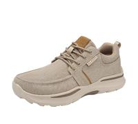 Generisch Zapatillas deportivas para hombre, zapatillas de deporte, zapatos Oxford, transpirables, suela ligera para tenis, fitness, jogging, caminar, ligeras, zapatillas de entrenamiento, caqui, 41