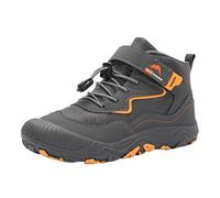 Generisch Zapatillas deportivas para mujer, color negro, para niñas, zapatos de expansión, para niño pequeño, niño grande, mocasines de invierno para niños, talla 36, gris, 33 EU