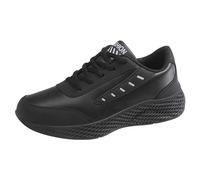 Generisch Zapatillas deportivas para mujer con patrón de moda, monocolor, cómodas, con cordones, fondo grueso, suela plana, antideslizante, para las cuatro estaciones, ideales para el tiempo libre