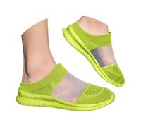 Generisch Zapatillas deportivas para mujer, transpirables, cómodas, unisex para deslizarse dentro con suela cómoda, verde, 41 EU