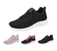 Generisch Zapatillas deportivas para mujer, transpirables, ligeras, zapatillas deportivas clásicas, cómodas, de malla, para el tiempo libre, con cordones, para caminar, amortiguación, zapatillas de