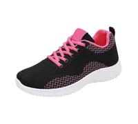 Generisch Zapatillas deportivas para mujer, transpirables, ligeras, zapatillas deportivas clásicas, cómodas, de malla, para el tiempo libre, con cordones, para caminar, amortiguación, zapatillas de