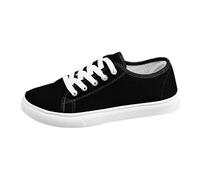 Generisch Zapatillas deportivas para mujer, zapatillas de deporte, zapatos de ocio, ligeras, duraderas, plateadas, elegantes, informales, Negro , 39 EU