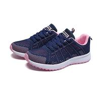 Generisch Zapatillas deportivas para mujer, zapatillas de tenis, zapatillas de deporte al aire libre con ligeras, cómodas, para fitness, gimnasio, ligeras, cómodas, ligeras, para correr, entrenar